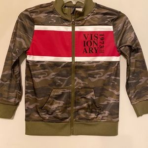Boys camo jacket size 7